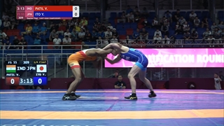 14 FS - 55 kg V PATIL (IND) v Y ITO (JPN)