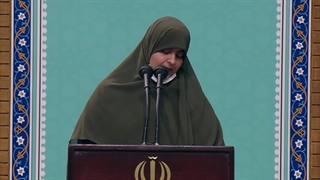 سخنان خانم نگین فراهانی حوزه دختران نوجوان در دیدار بانوان فرهیخته با رهبر معظم انقلاب