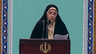سخنان خانم مهدیه‌سادات محور حوزه سینمای مستند در دیدار بانوان فرهیخته با رهبر معظم انقلاب