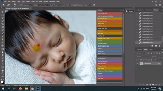 اکشن روتوش نوزاد