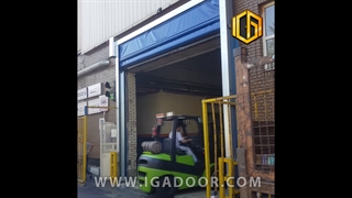 پروژه اجرای درب سریع صنعتی شرکت سایپا