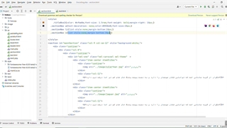 استایل دهی به nav در html5
