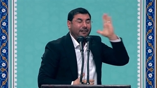 مدیحه‌سرائی عبدالله داداشی به زبان ترکی محضر رهبر معظم انقلاب ۱۴۰۱/۱۰/۲۲
