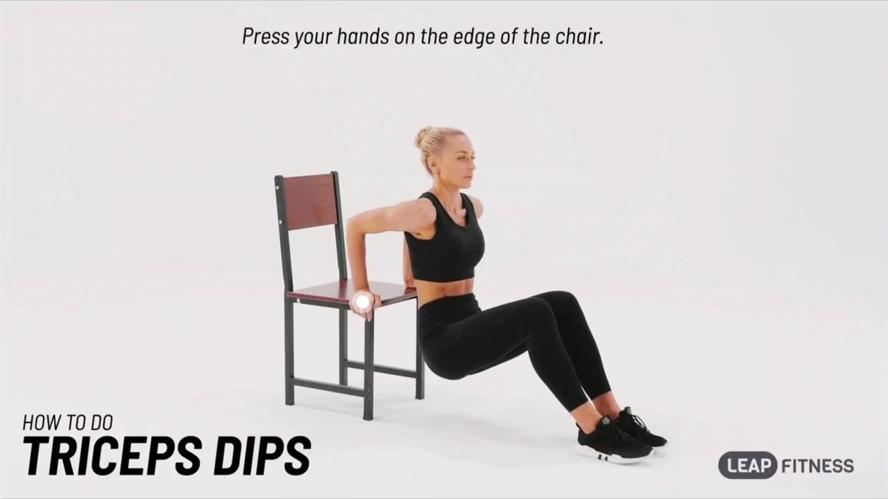TRICEPS DIPS Exercise - نماشا