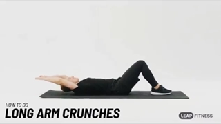 LONG ARM CRUNCHES Exercise
