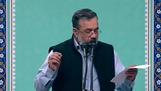 مدیحه‌سرایی حاج محمود کریمی در محضر  مقام‌ معظم‌ رهبری حفظه‌الله‌‌تعالی