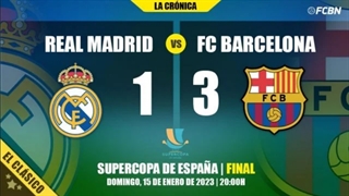 فول مچ بازی بارسلونا 3-1 رئال مادرید (فینال سوپرکاپ) - 25 دی 1401