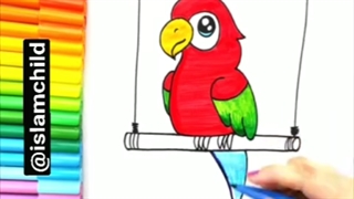 ۹۰. آموزش سوره بلد - آموزش نقاشی همراه با پخش سوره های قرآن