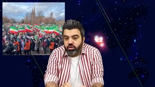 14011027: سیرک خنده ی ترکیبی وطن فروشها در فرانسه و شاهکار شعاری که تهران را لرزاند