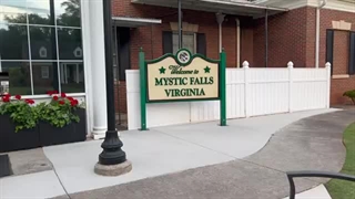 The Vampire Diaries - Mystic Falls - Covington, GA| Drinking Blood Bags & Eating at Mystic Grill