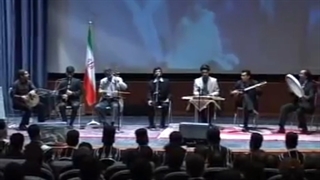 یادبود آبهمن علاءالدین (مسعود بختیاری) کمانچه صادق باجلاوند آواز تاجمیری گروه آرنگ بختیاری