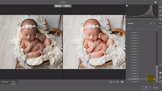 پریست کمرا راو برای عکاسی نوزاد