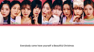 لیریک آهنگ 'Beautiful Christmas ' اسپا و ردولوت color coded