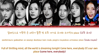 لیریک آهنگ Funky Glitter Christmas انمیکس color coded