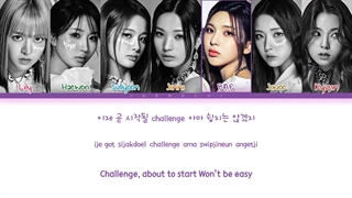 لیریک اهنگ DICE انمیکس color coded