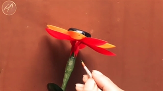 ساخت گل با یکبارمصرف