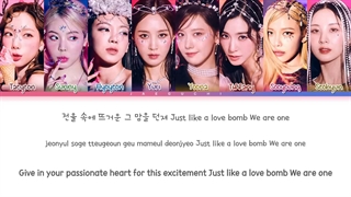 لیریک آهنگ FOREVER1 گرلز جنریشن color coded