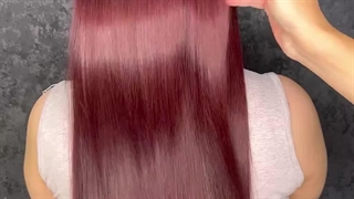 نانوکراتین موهای شرابی