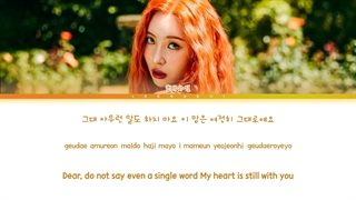 لیریک اهنگ HEART BUTN سانمی color coded