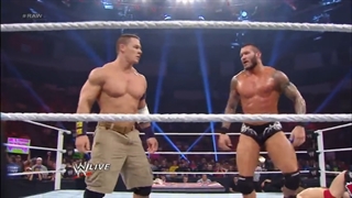 مسابقه John Cena, Daniel Bryan & Randy Orton vs. The Shield: Raw, August 5, 2013