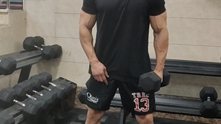 آموزش بدنسازی - اجرا حرکت نشر جانب با مهدی باقی پور