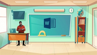 کلیپ کار شده پرده کروماکی در کلاس درس