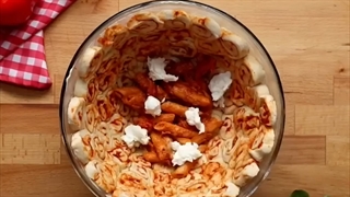 یک کیک پیتزا عالی