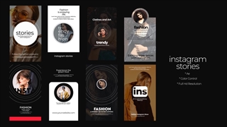 پروژه آماده افترافکت 8 استوری تبلیغاتی مد و فشن و مدلینگ