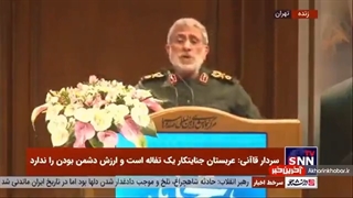 سخنان سردار قاآنی در مورد سرزمین های اشغالی