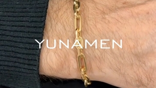 دستبند طلای مردانه یونامن Y737