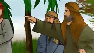 انیمیشن کنایه های دشمنان پیرامون امام جواد(ع) به حضرت امام رضا(ع)