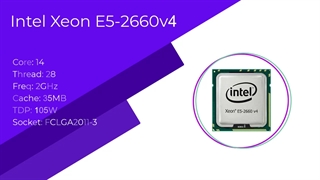 پردازنده Intel Xeon E5-2660v4