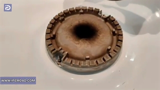 راهکاری برای شعله‌های اجاق گاز که ضعیف هستند و دود می‌کنند