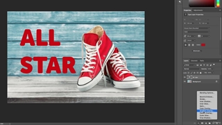 10.نحوه افزودن gradient به عکس و متن در فتوشاپ