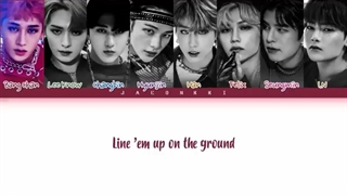 Stray Kids DOMINO (English Version) Lyrics (Color Coded Lyrics)