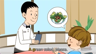 At the restaurant english sing sing