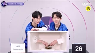 چالش حدس جعبه مخفی "چوی جی هو" و "سونگ اون" در boys planet