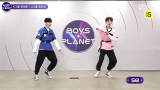 چالش دنس آهنگ سیگنال با پدومتر از "ژانگ هائو" و "جانگ یو جون" در boys planet
