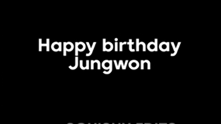 Happy birthday jungwon