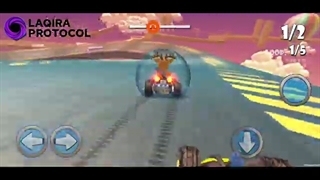 تست نسخه جدید بازی LAQIRACE اولین بازی Drive to Earn در دنیا️