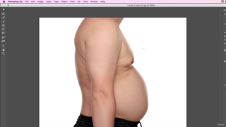 50.چگونه اعضای بدن را در Adobe Photoshop CC با استفاده از liquify کوچک کنیم