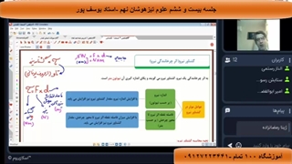 جلسه بیست و ششم علوم تیزهوشان نهم -استاد یوسف پور
