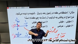 رعد و برق چه نوع موجیست؟ | تست موج فیزیک دوازدهم / استاد کامران
