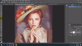 اکشن تغییر رنگ عکس در فتوشاپ