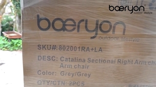 Baeryon Outdoor Wicker Sofa-Catalina Patio Lounge Set