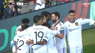 گل دوم منچستریونایتد به بارسلونا (گل به خودی ژول کونده)