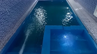 استخر پیش ساخته فایبرگلاس اجرا در سرخرود توسط آبی سازه