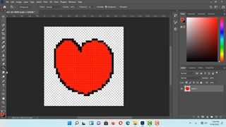 آموزش نقاشی به سبک پیکسل آرت ( مربعی ) در فتوشاپ