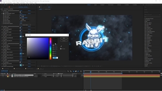 آموزش پروژه افترافکت سوختن لوگو یا متن