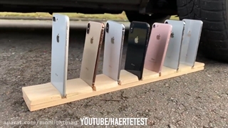 آیفنش را زیر ماشین له کرد !!! چالش له کردن وسلیه ها زیر ماشین